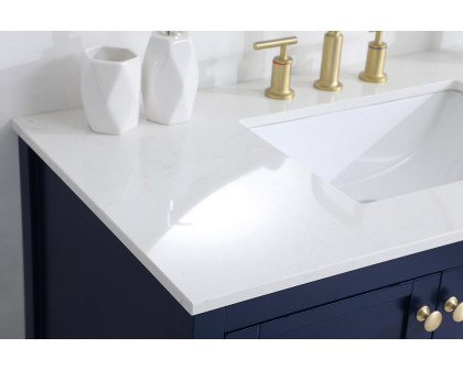 Elegant Bathroom Vanity - Blue (VF16442BL)