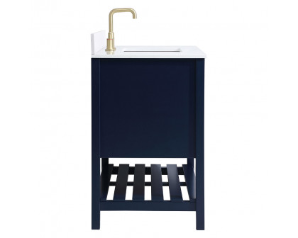 Elegant Bathroom Vanity - Blue (VF16442BL-BS)