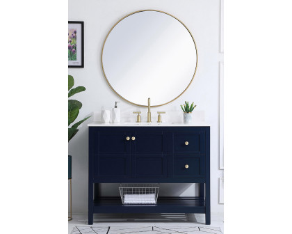 Elegant Bathroom Vanity - Blue (VF16442BL-BS)