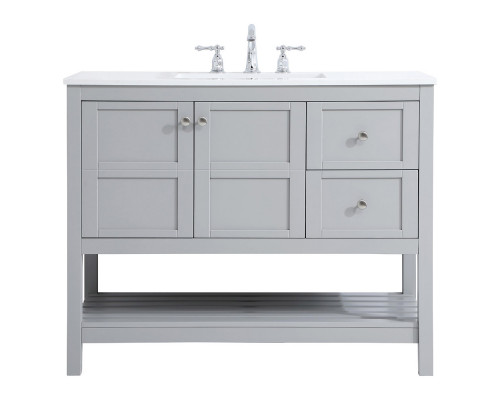 Elegant Bathroom Vanity - Gray (VF16442GR)