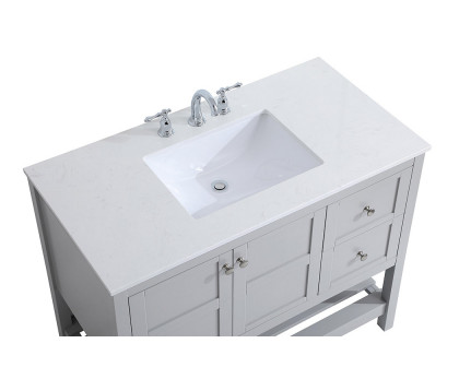 Elegant Bathroom Vanity - Gray (VF16442GR)