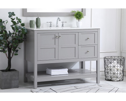 Elegant Bathroom Vanity - Gray (VF16442GR)