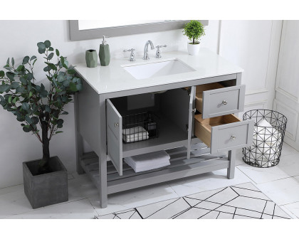 Elegant Bathroom Vanity - Gray (VF16442GR)