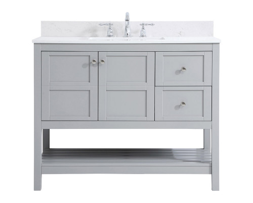 Elegant Bathroom Vanity - Gray (VF16442GR-BS)