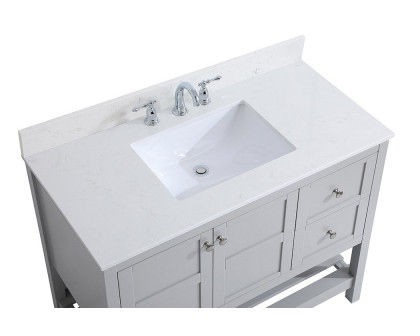 Elegant Bathroom Vanity - Gray (VF16442GR-BS)