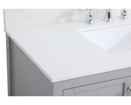 Elegant Bathroom Vanity - Gray (VF16442GR-BS)