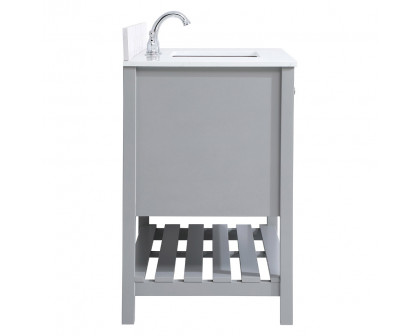 Elegant Bathroom Vanity - Gray (VF16442GR-BS)