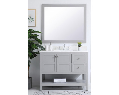 Elegant Bathroom Vanity - Gray (VF16442GR-BS)