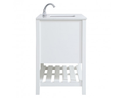 Elegant Bathroom Vanity - White (VF16442WH)