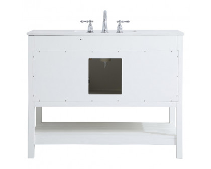 Elegant Bathroom Vanity - White (VF16442WH)