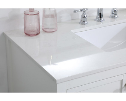 Elegant Bathroom Vanity - White (VF16442WH)