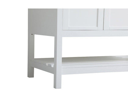 Elegant Bathroom Vanity - White (VF16442WH-BS)