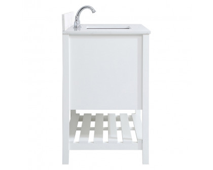 Elegant Bathroom Vanity - White (VF16442WH-BS)