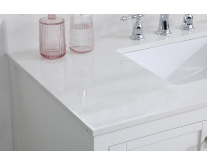 Elegant Bathroom Vanity - White (VF16442WH-BS)