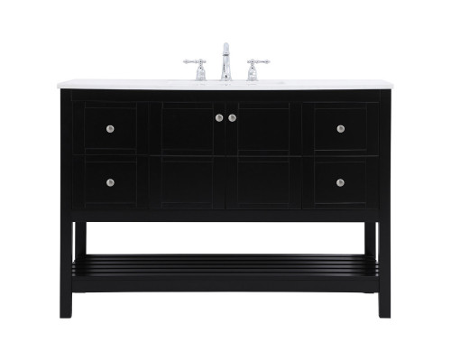 Elegant Bathroom Vanity - Black (VF16448BK)