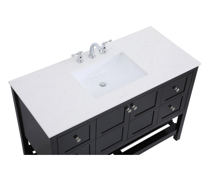 Elegant Bathroom Vanity - Black (VF16448BK)