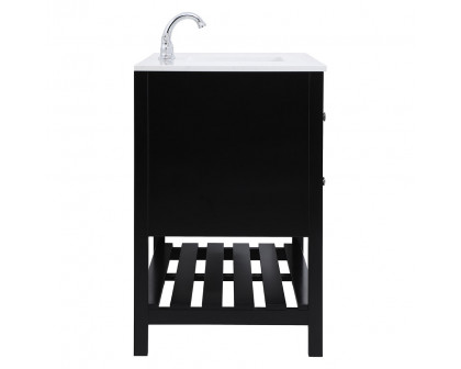 Elegant Bathroom Vanity - Black (VF16448BK)