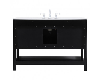 Elegant Bathroom Vanity - Black (VF16448BK)