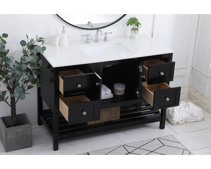 Elegant Bathroom Vanity - Black (VF16448BK)