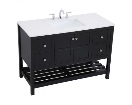 Elegant Bathroom Vanity - Black (VF16448BK)