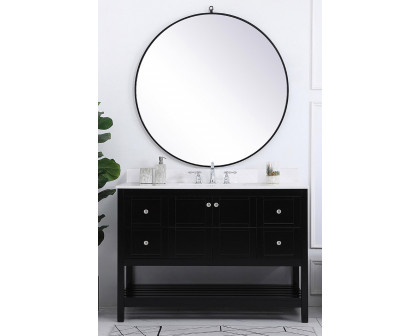 Elegant Bathroom Vanity - Black (VF16448BK-BS)