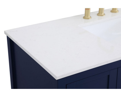 Elegant Bathroom Vanity - Blue (VF16448BL)