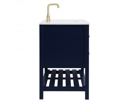 Elegant Bathroom Vanity - Blue (VF16448BL)