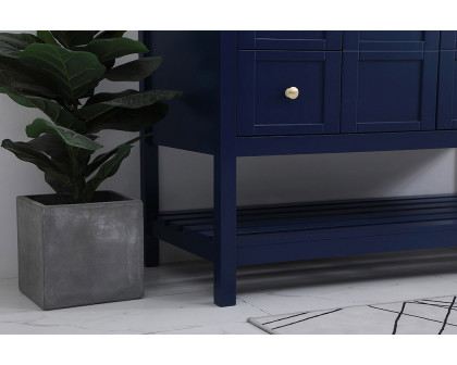 Elegant Bathroom Vanity - Blue (VF16448BL)