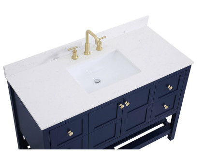 Elegant Bathroom Vanity - Blue (VF16448BL-BS)