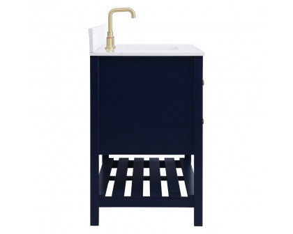 Elegant Bathroom Vanity - Blue (VF16448BL-BS)