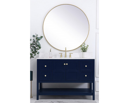 Elegant Bathroom Vanity - Blue (VF16448BL-BS)