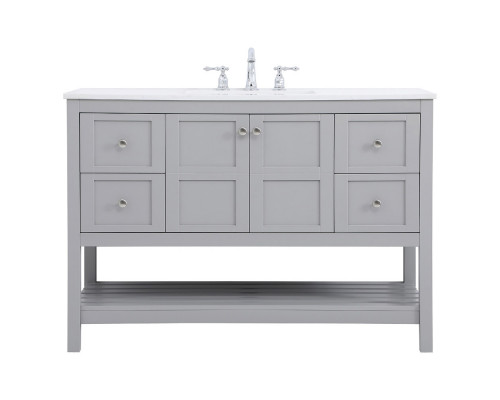 Elegant Bathroom Vanity - Gray (VF16448GR)