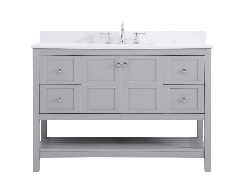 Elegant Bathroom Vanity - Gray (VF16448GR-BS)