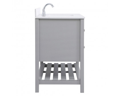 Elegant Bathroom Vanity - Gray (VF16448GR-BS)