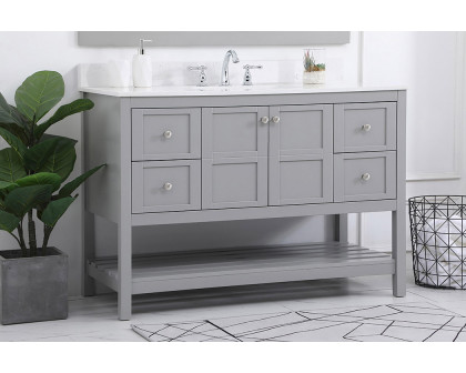 Elegant Bathroom Vanity - Gray (VF16448GR-BS)