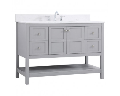 Elegant Bathroom Vanity - Gray (VF16448GR-BS)