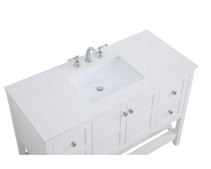 Elegant Bathroom Vanity - White (VF16448WH)