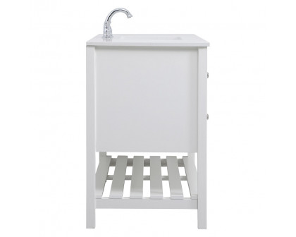 Elegant Bathroom Vanity - White (VF16448WH)