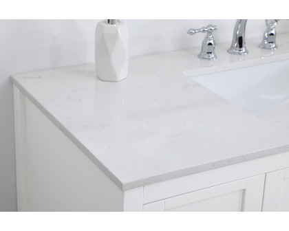 Elegant Bathroom Vanity - White (VF16448WH)