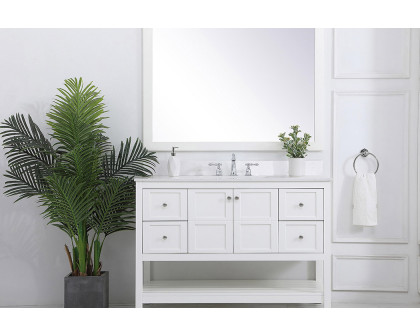 Elegant Bathroom Vanity - White (VF16448WH-BS)