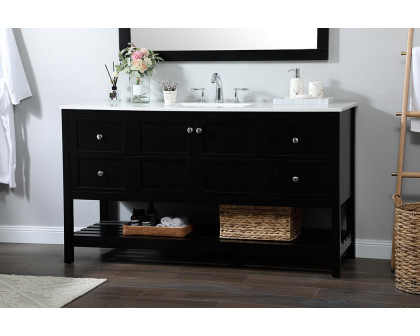 Elegant Bathroom Vanity - Black (VF16460BK)