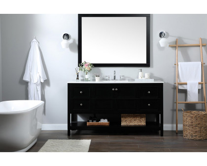 Elegant Bathroom Vanity - Black (VF16460BK)