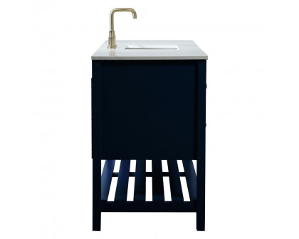 Elegant Bathroom Vanity - Blue (VF16460BL)