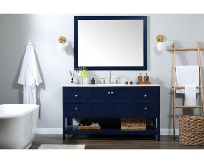 Elegant Bathroom Vanity - Blue (VF16460BL)