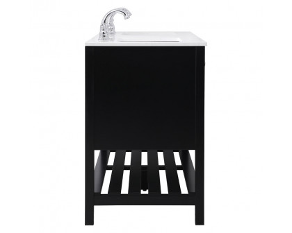 Elegant Bathroom Vanity - Black, L 60" (VF16460DBK)