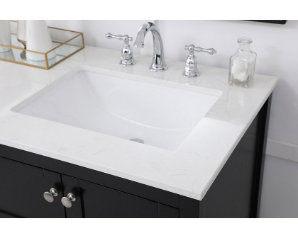 Elegant Bathroom Vanity - Black, L 60" (VF16460DBK)