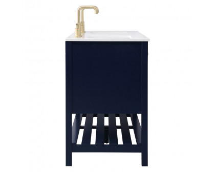 Elegant Bathroom Vanity - Blue, L 60" (VF16460DBL)