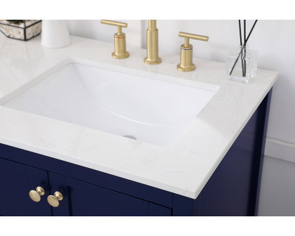 Elegant Bathroom Vanity - Blue, L 60" (VF16460DBL)