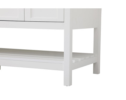 Elegant Bathroom Vanity - White, L 60" (VF16460DWH)