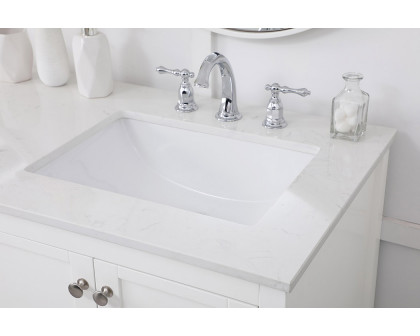 Elegant Bathroom Vanity - White, L 60" (VF16460DWH)